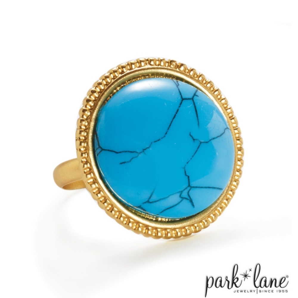Park Lane Turquoise "Rio" Ring Size 7 NWT